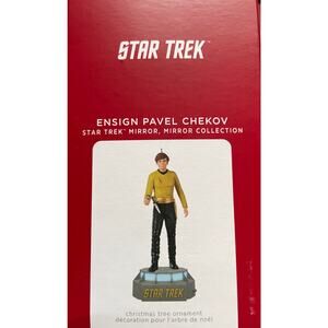 Hallmark Ornament 2021 Star Trek Mirror Mirror Ensign Pavel Chekov Storytellers